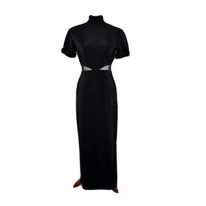Vintage Night Way Collections‎ Women’s Black Formal Cut Out Dress Size 8